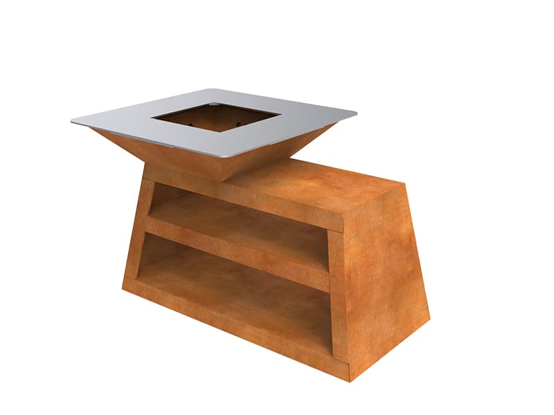 Corten Bbq Outdoor Barbecue Grill Maker South Korea